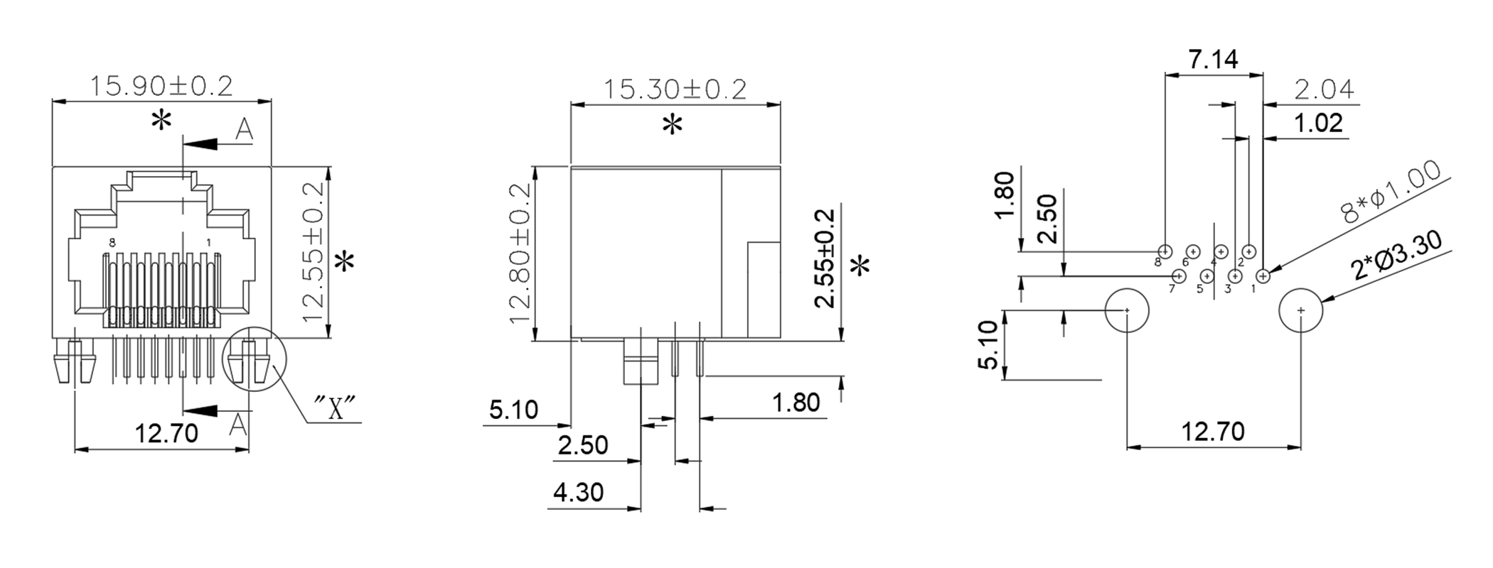 RJ45-108 全塑单口带后塞 网站图纸 拷贝
