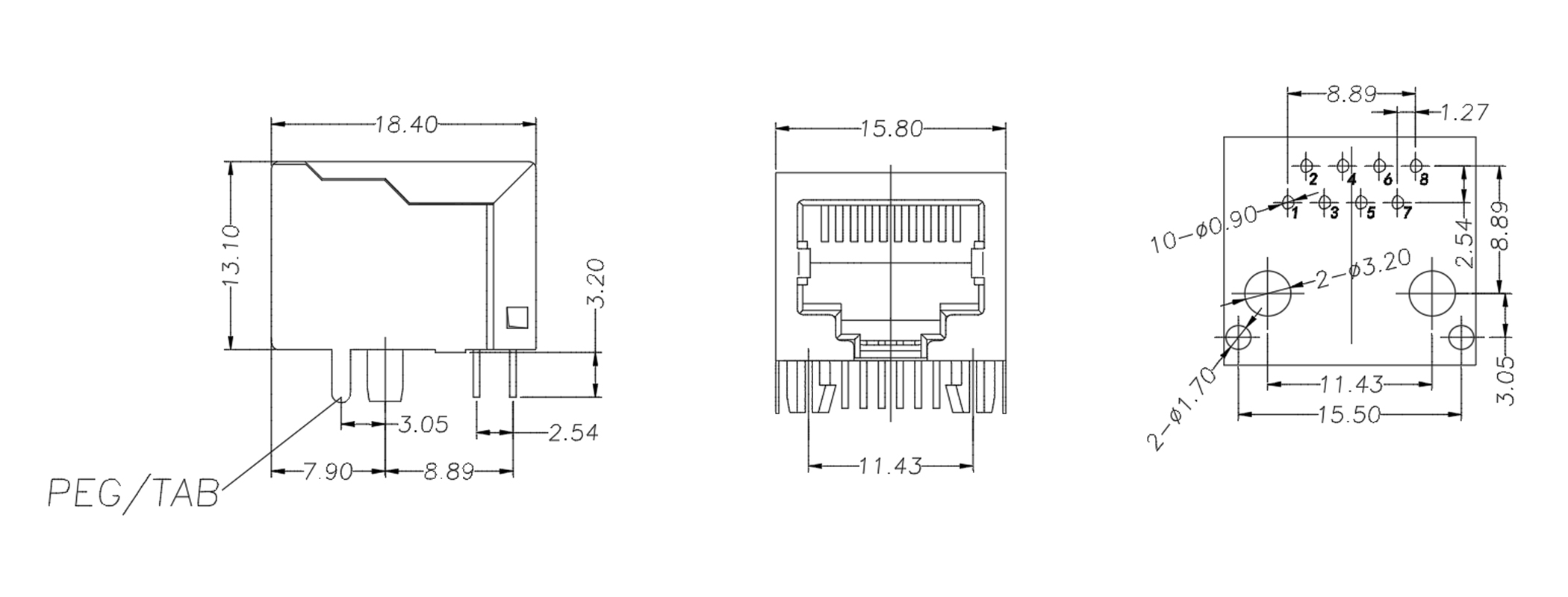 RJ45-5803-10P8C 网站图纸 拷贝